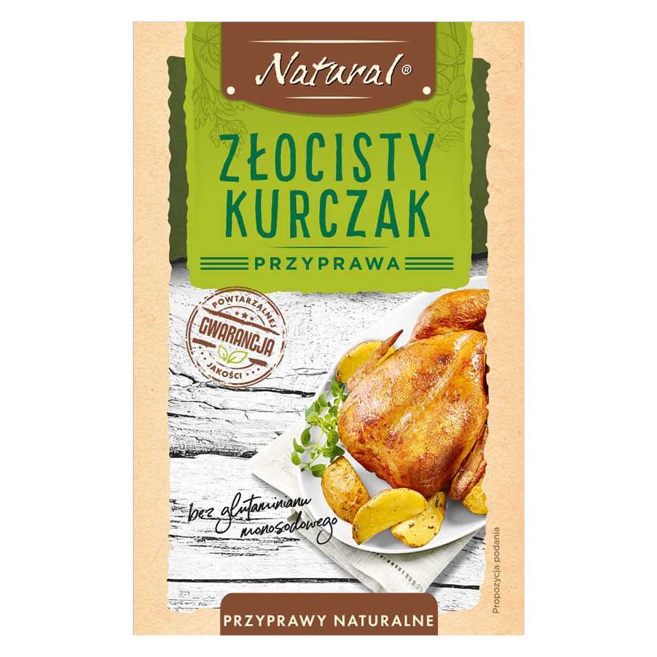 Przyprawa złocisty kurczak Natural 100g widok 1