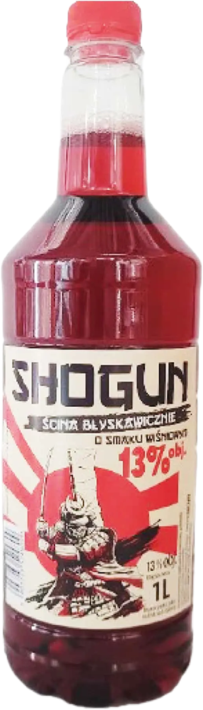 Napój winny arom. owoc. wiśnia Shogun 1l 13% widok główny