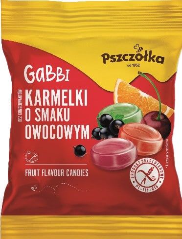 Cukierki karmelki o sm. owocowym Pszczółka 150g widok 1