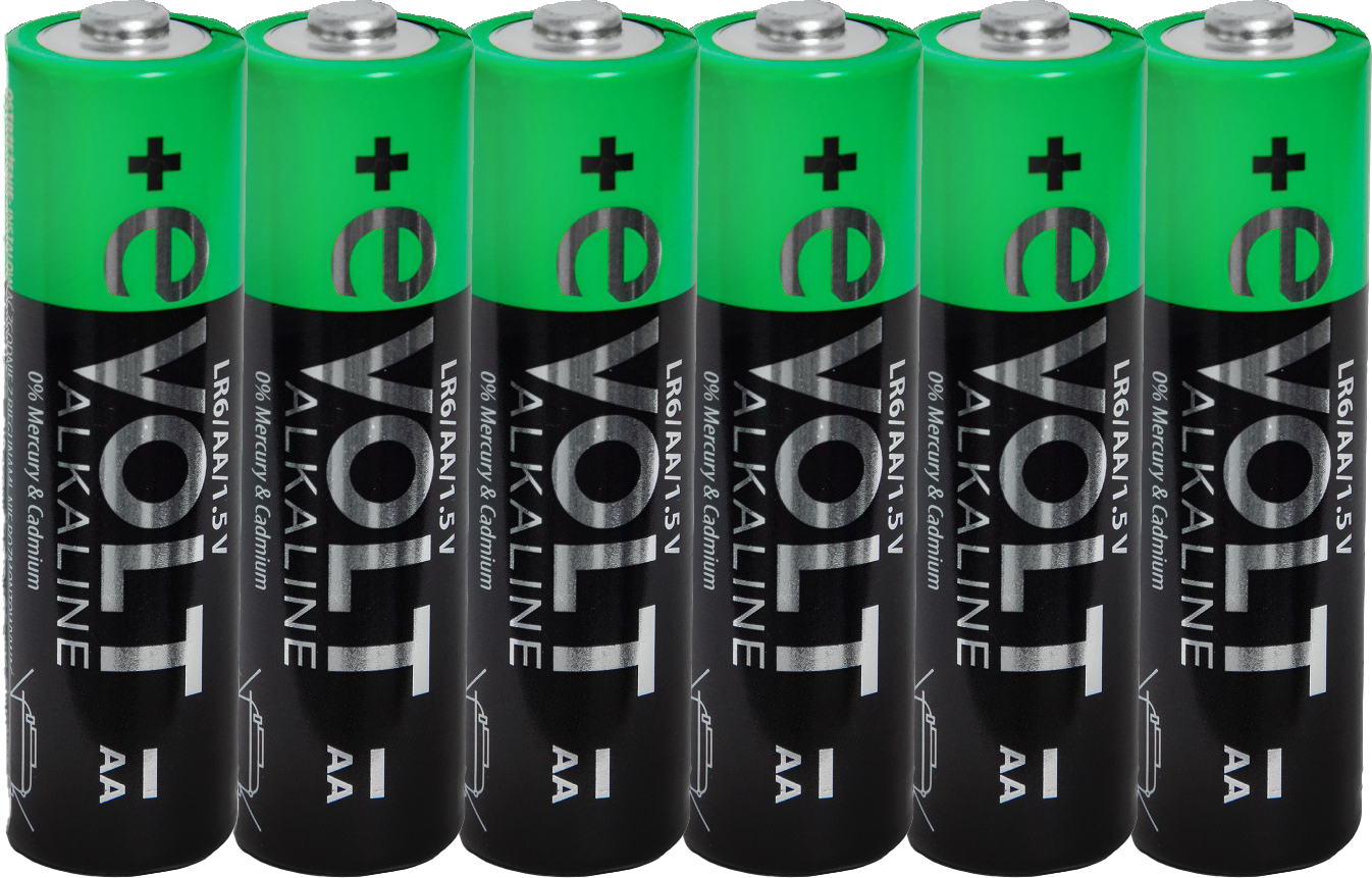 Bateria alkaliczna AA Lr6 E-Volt 6szt widok 1