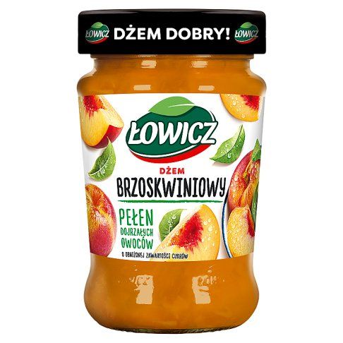 Dżem brzoskwiniowy Łowicz 280g widok 2