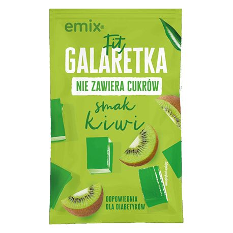 Galaretka kiwi bez cukru Emix 25g widok 1