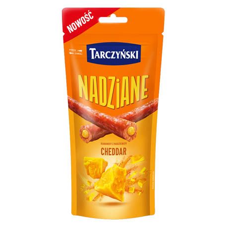 Kabanosy nadziane cheddar Tarczyński 95g widok 1