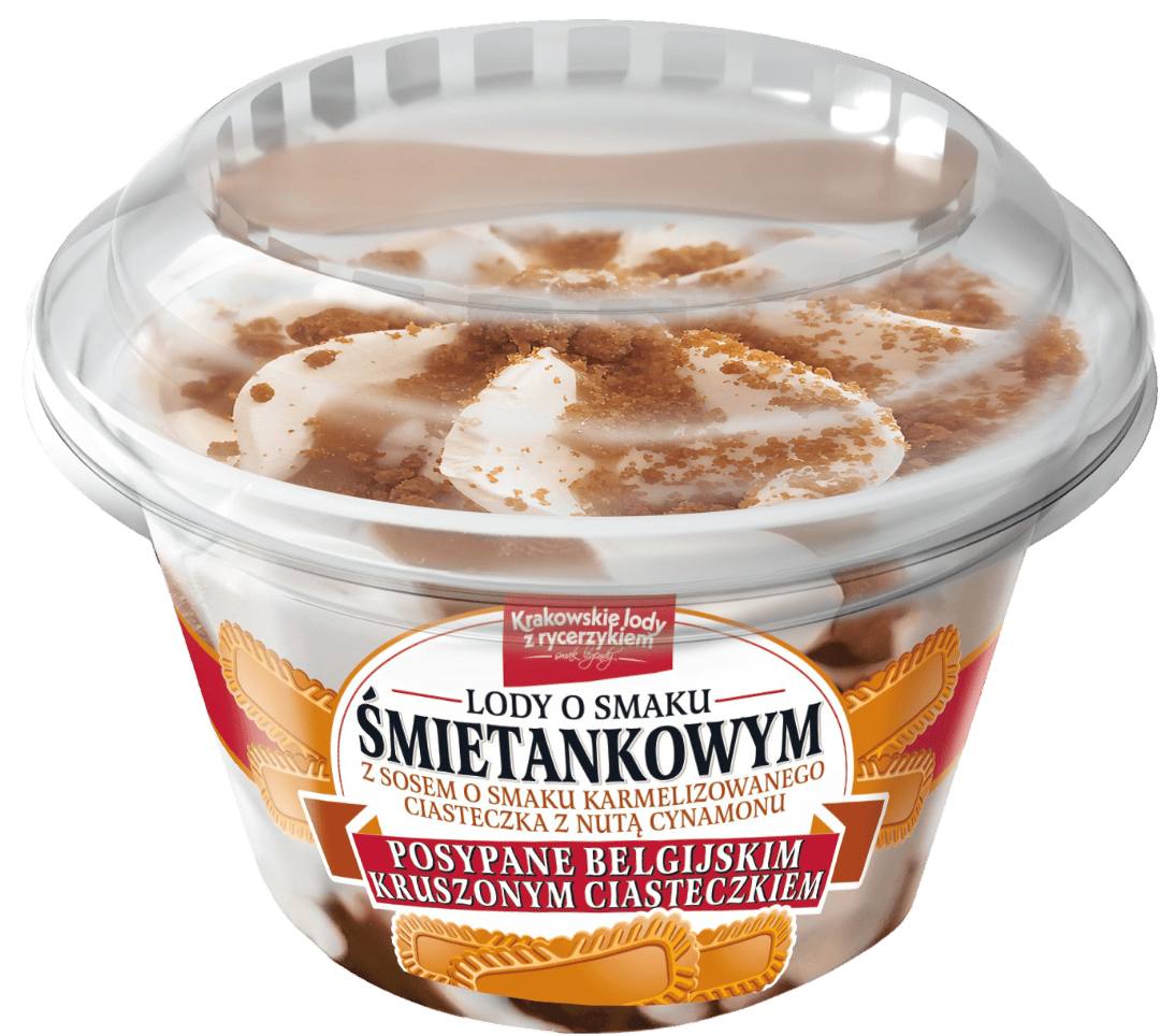 Lody kubek śmietankowe z ciast. korz. B&G 220ml widok 1