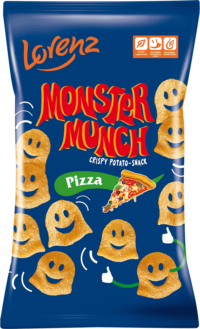 Chrupki pizza Monster Munch 100g widok 1