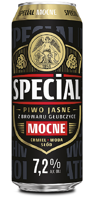 Piwo Special mocne 0,5l 7,2% puszka widok główny