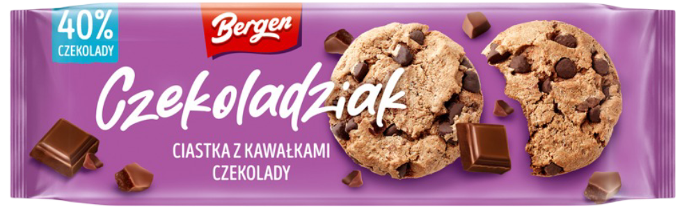 Ciastka Czekoladziak Bergen 135g mix widok 2