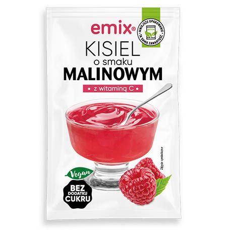 Kisiel malinowy Emix 40g widok 1