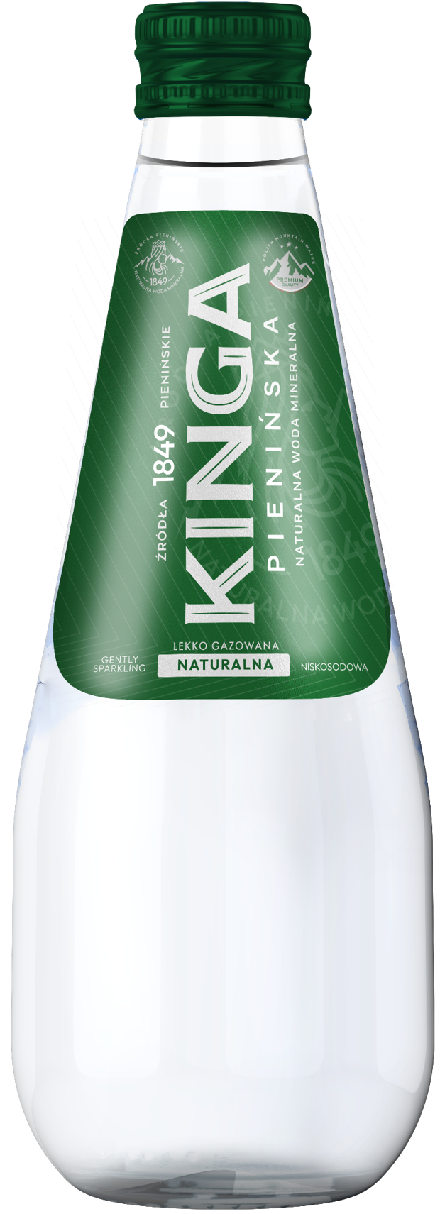 Woda gaz. mineralna Kinga Pienińska 330ml widok 1