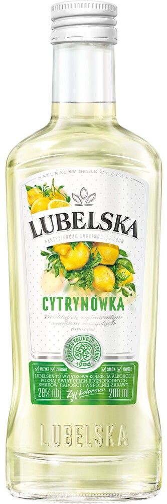 Likier Lubelska cytrynówka 200ml 28% widok 1