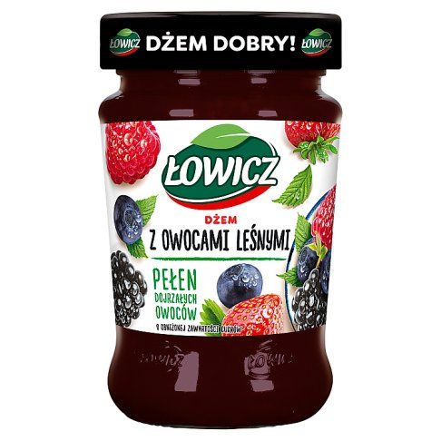 DŻEM Z OWOCÓW LEŚNYCH 280g ŁOWICZ widok 1