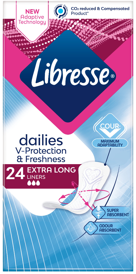 Wkładki hig. extra long Libresse 24szt widok 1