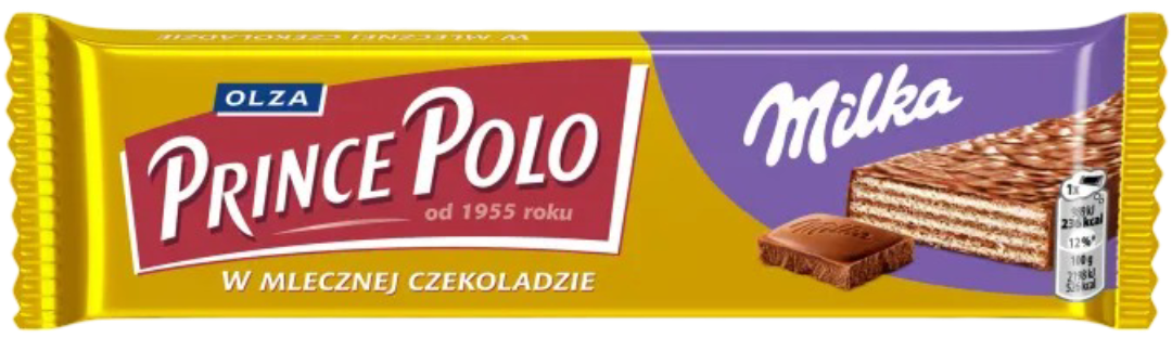 Wafelek Prince Polo Milka 45g widok 1