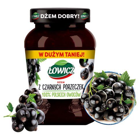Dżem czarna porzeczka Łowicz 450g widok 2