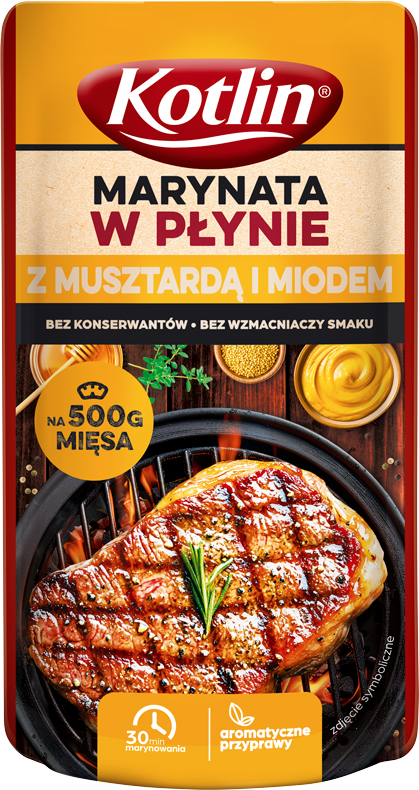 Marynata w płynie z musztardą i miodem Kotlin 100g widok 1