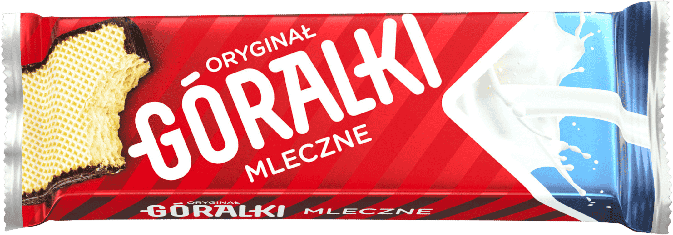 Wafelki Góralki mleczne 45g widok główny