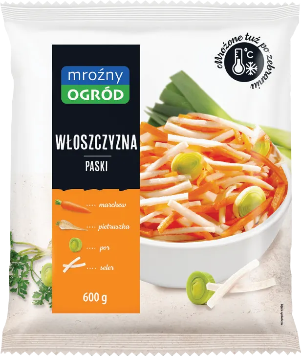 Włoszczyzna paski Mroźny Ogród 600g widok 1