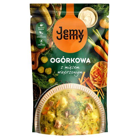 Zupa ogórkowa z mięsem JemyJemy 450g widok 2
