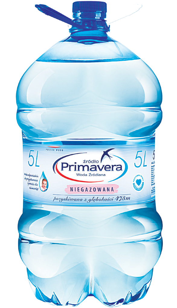 Woda niegaz. źródlana Primavera 5l widok 1