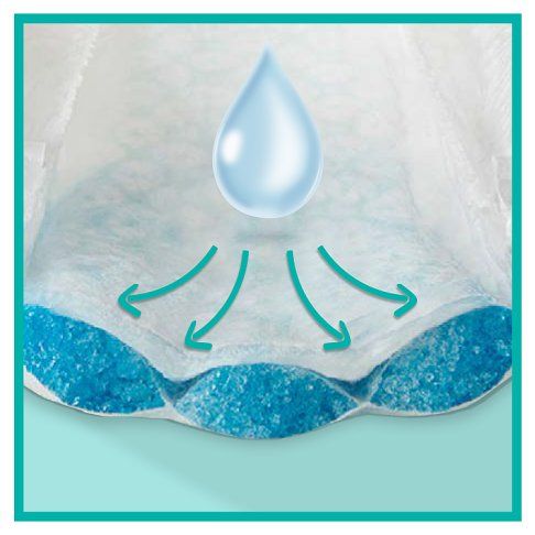 Pieluchy 3 midi 6-10kg active baby Pampers 54szt widok 13