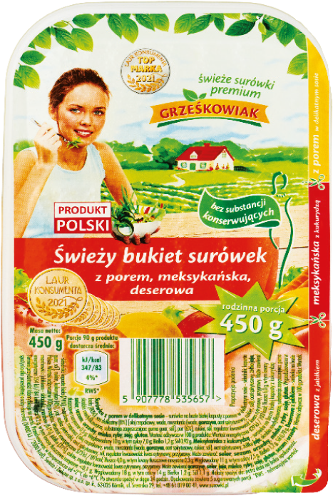 Surówki bukiet Grześkowiak 450g mix widok główny 