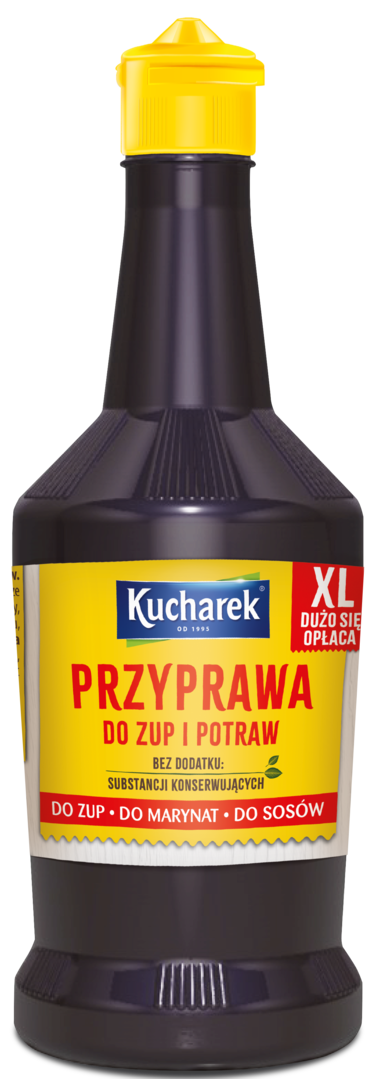 Przyprawa w płynie do zup i potraw Kucharek 300g widok główny