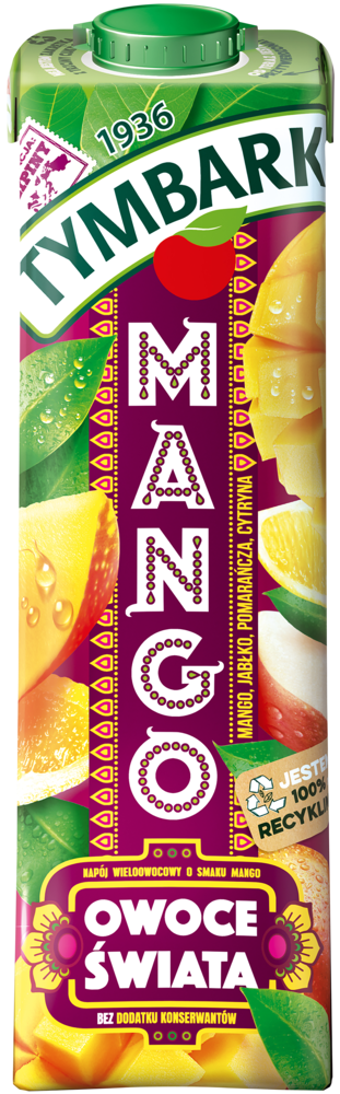 Napój niegaz. mango Owoce Świata Tymbark 1l widok główny