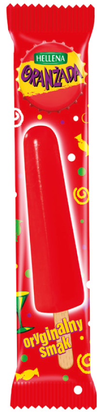 Lody na patyku oranżada Hellena 50ml widok główny