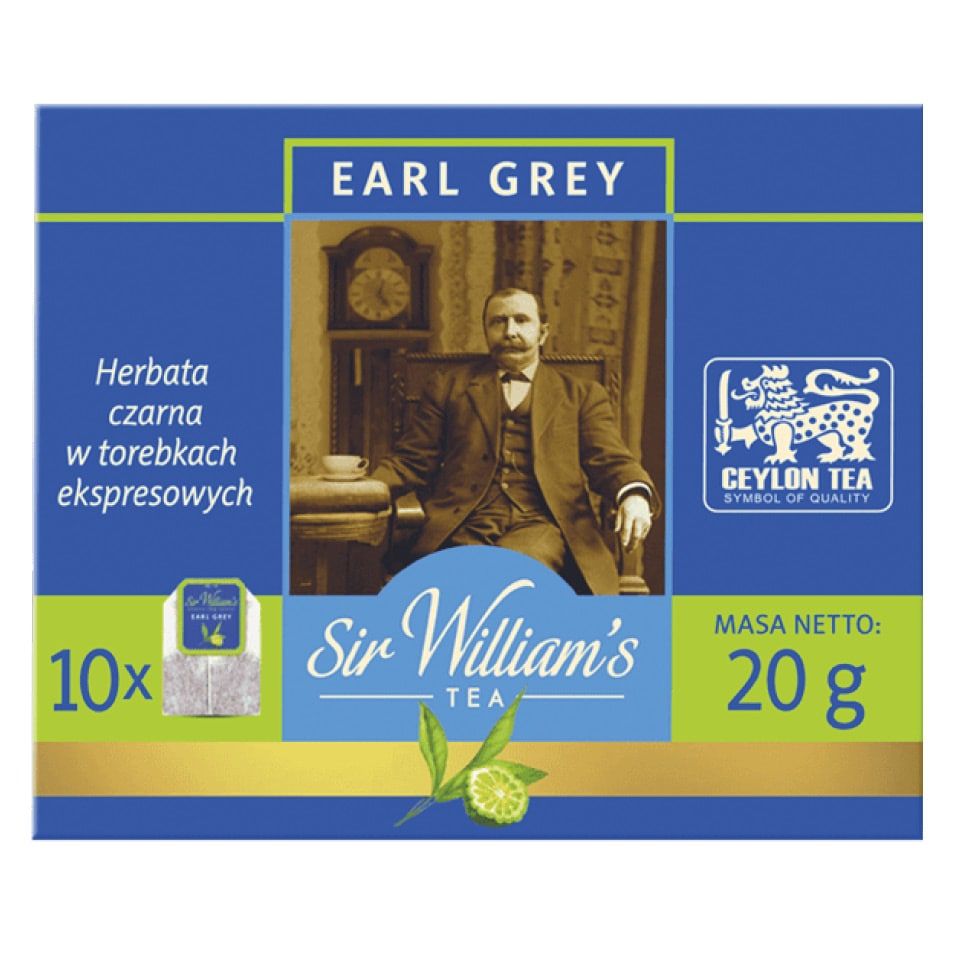 Herbata earl grey Sir William's 10x2g widok 1