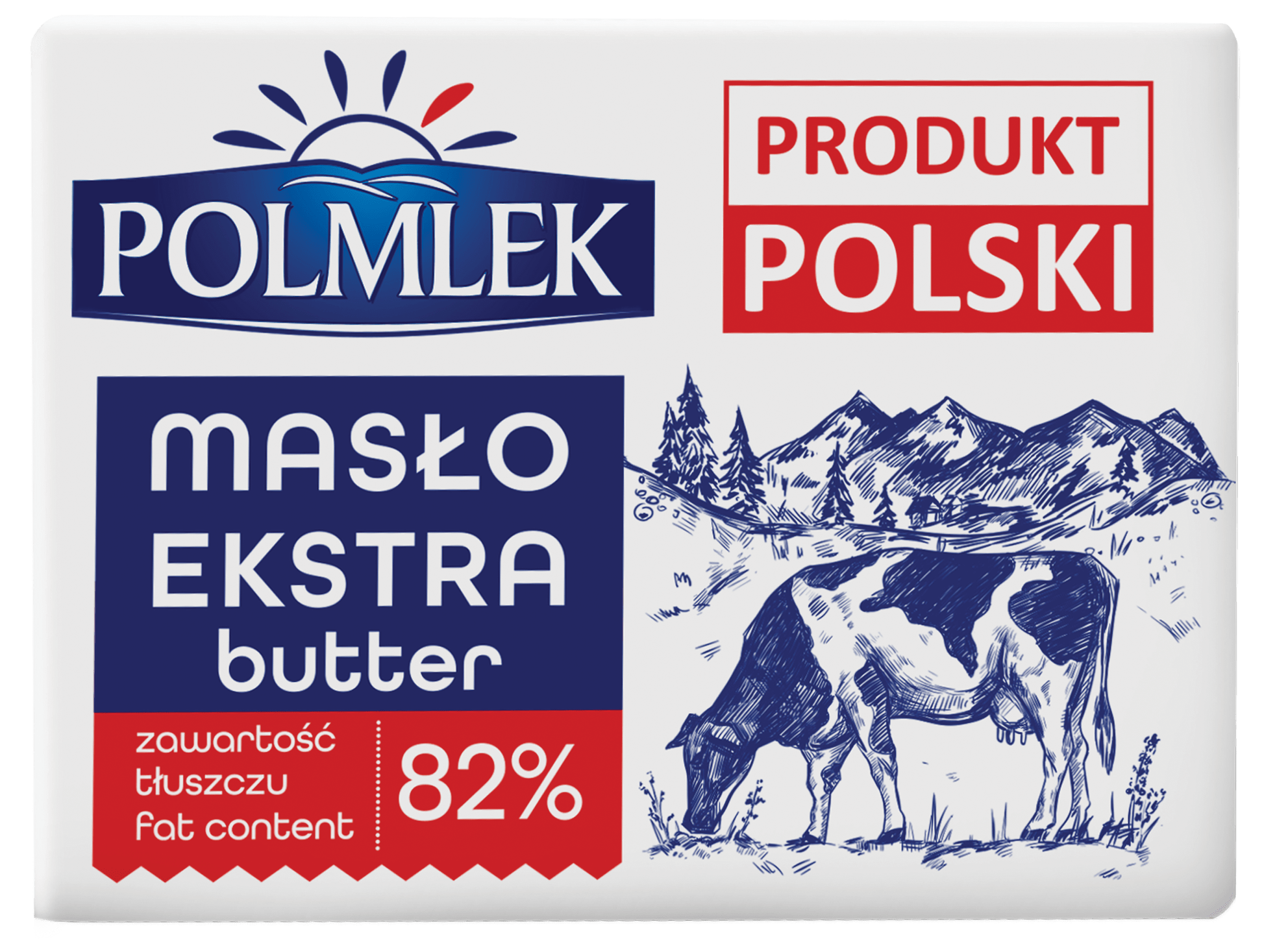 Masło ekstra 82% 200g widok główny