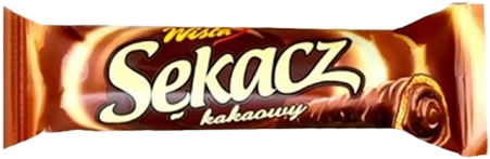 Baton Sękacz o smaku kakaowym Wisła 32g widok 1