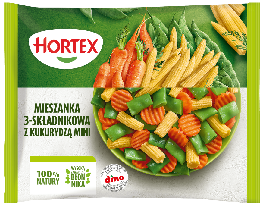 Mieszanka 3 składnikowa z mini kukury. Hortex 500g widok 1