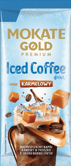 Napój kawowy Iced Coffee karmel Mokate 15g widok 1