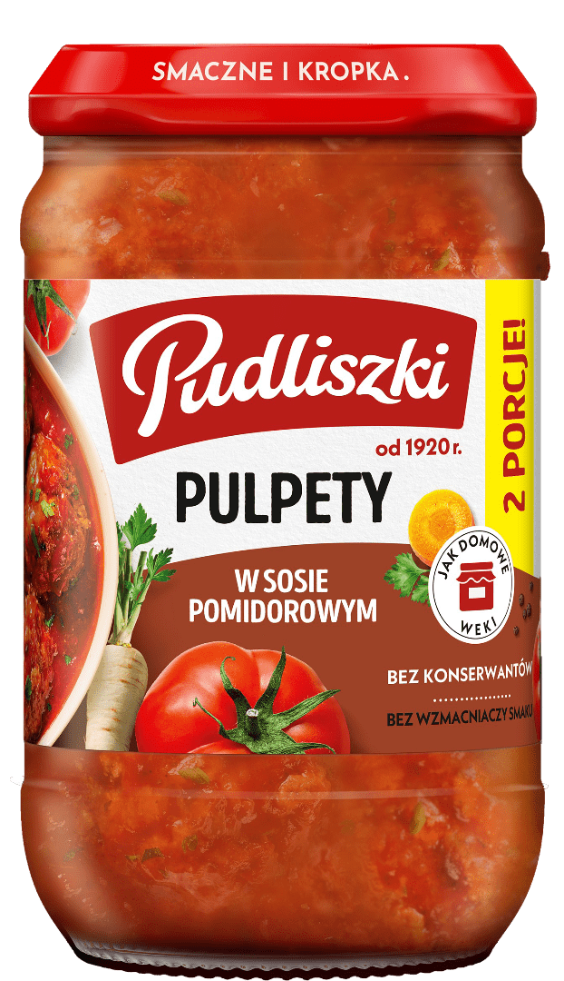 Pulpety w sosie pomidorowym Pudliszki 590g widok 1