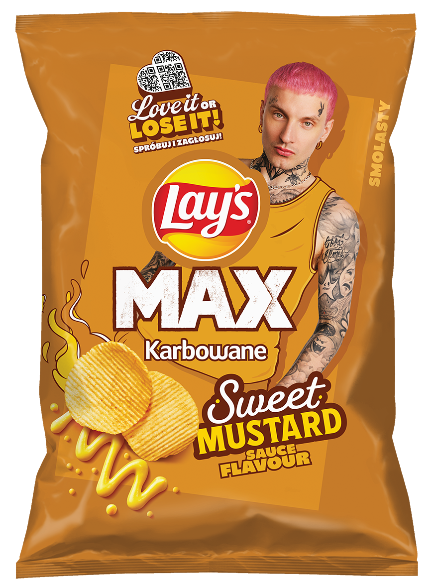 Chipsy słodka musztarda max Lay's 190g widok 1