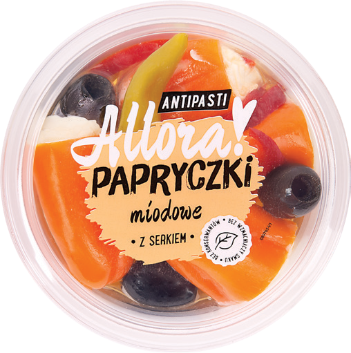 Papryczki miod/czere z serkiem Allora 180/150g mix widok 2