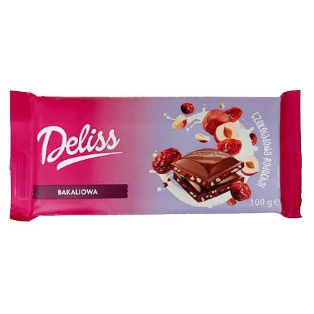 Czekolada bakaliowa Deliss 100g widok 1