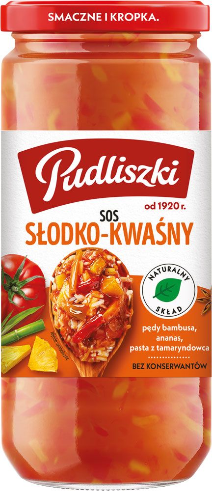 Sos słodko-kwaśny Pudliszki 480g widok 1