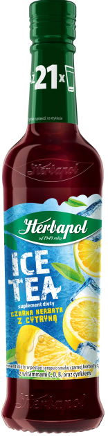 Syrop cytryna ice tea Herbapol 420ml widok 1