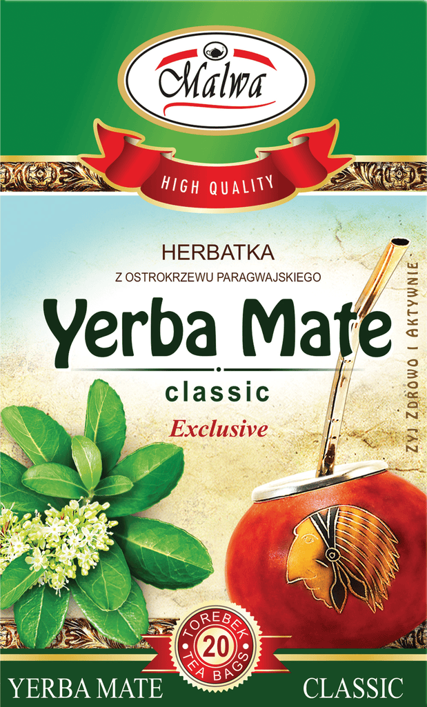 Herbata yerba mate Malwa 20x2g widok główny