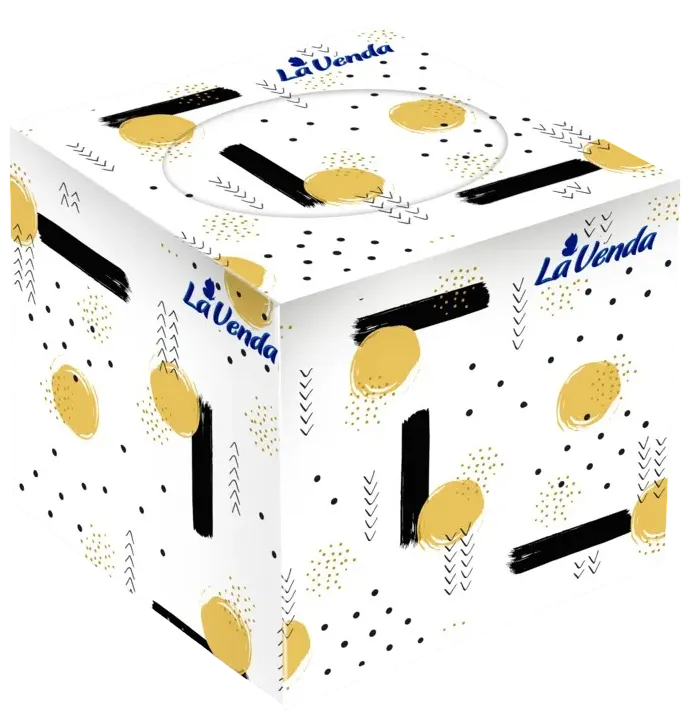 Chusteczki hig. Lavenda kostka 3w 60szt widok główny 