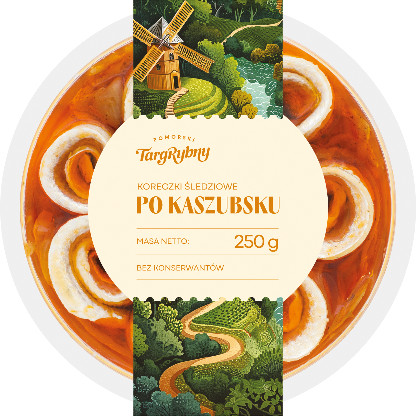 Koreczki śledziowe Targ Rybny 250g mix widok główny