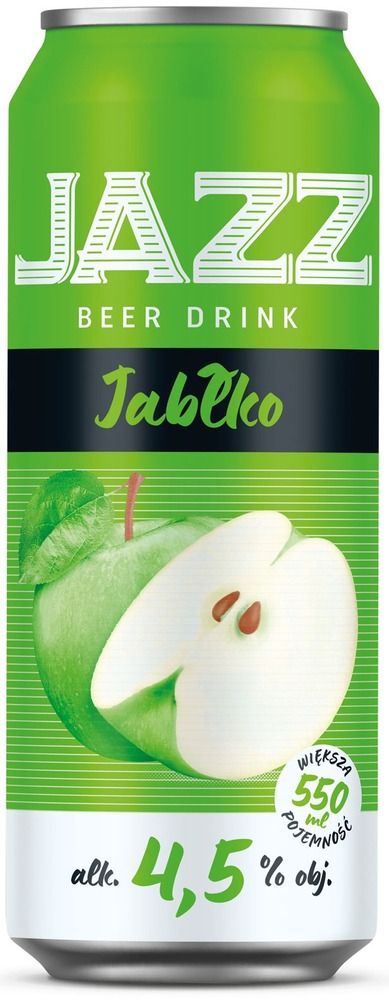 Piwo Jazz jabłko 0,55l 4,5% puszka widok 1