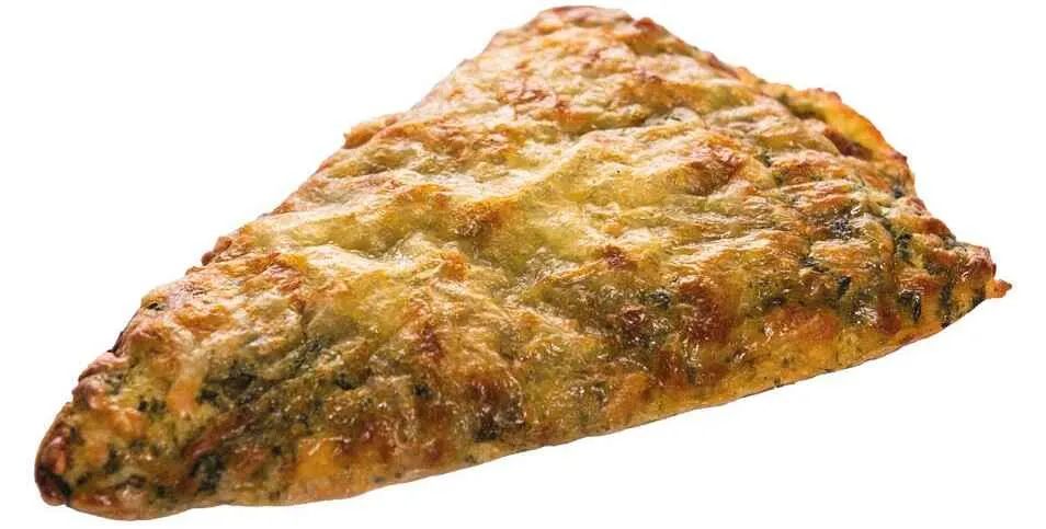 Mini pizza ze szpinakiem i czosnkiem widok 1