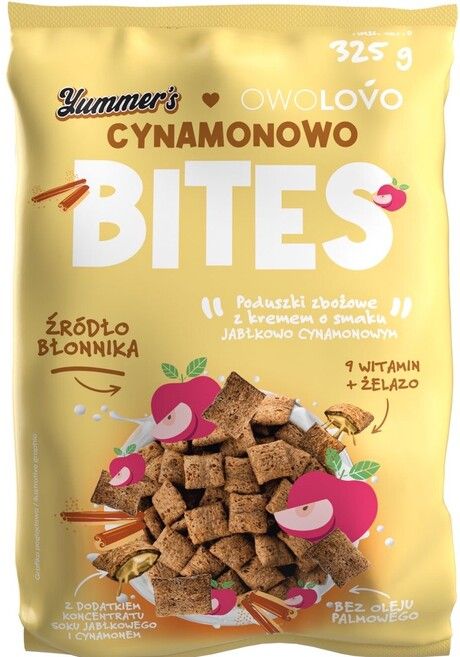 Płatki poduszki o sm jab cyn Yummer's Owolovo 325g widok 1