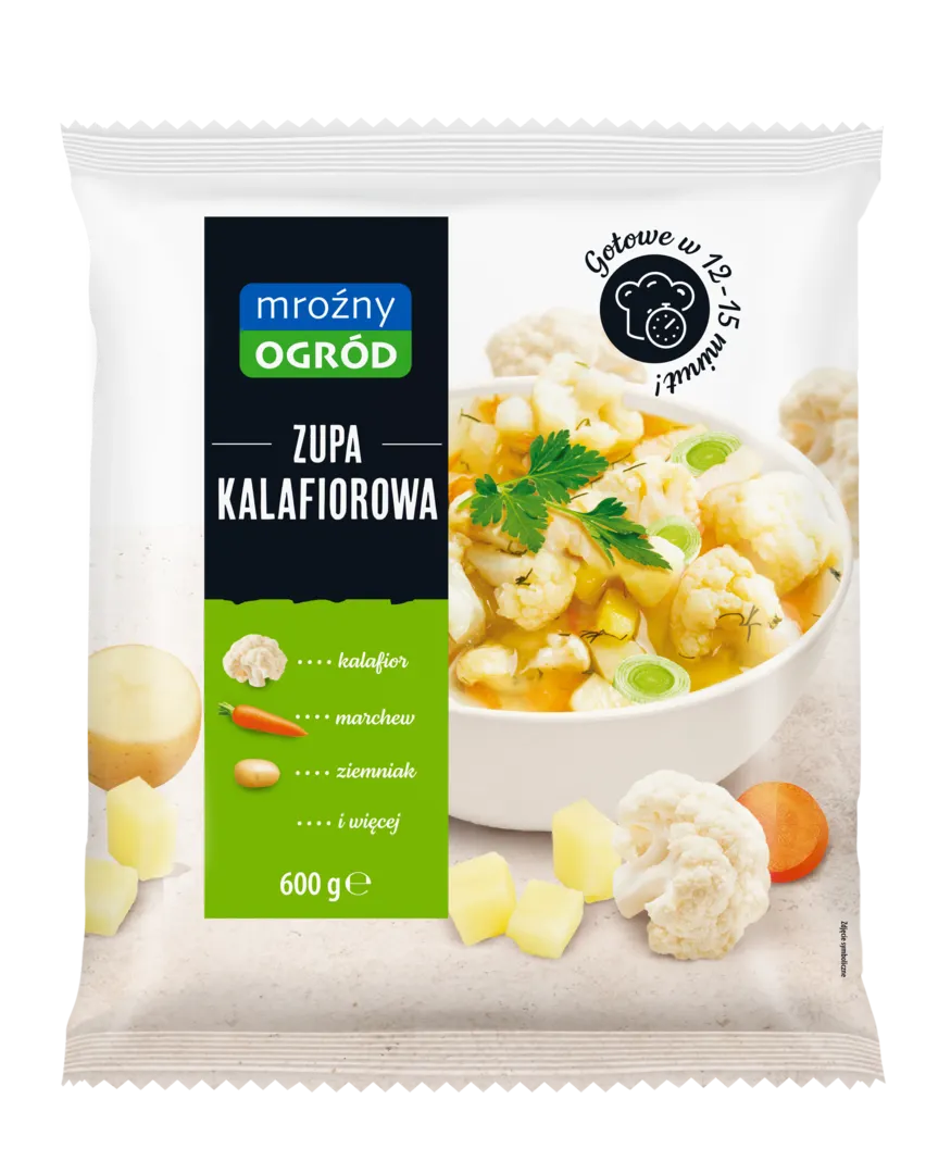 Zupa kalafiorowa Mroźny Ogród 600g widok główny
