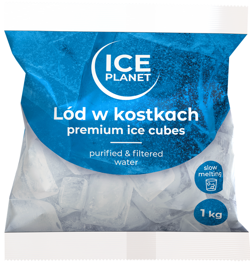 Lód w kostkach Ice Planet 1kg widok 1