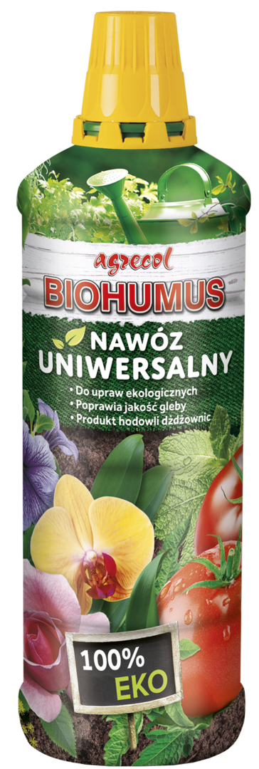 Nawóz uniwersalny biohumus Agrecol 1l widok główny