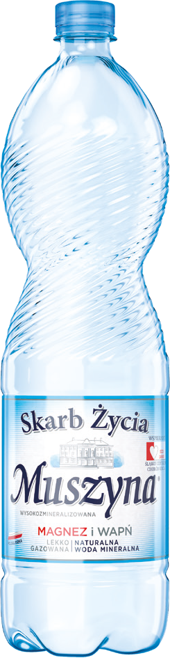 Woda lekko gaz. mineral. Skarb Życia Muszyna 1,5l widok główny