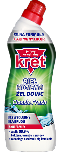 Żel do mycia wc Kret classic 750g widok 1